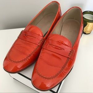 J Crew Patent Penny Loafers